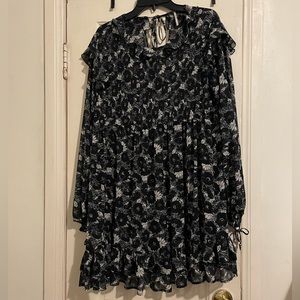 Free People Sheer Dress L